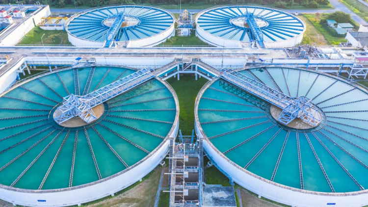 compressed - aerial-view-recirculation-solid-contact-clarifier-sedimentation-tank