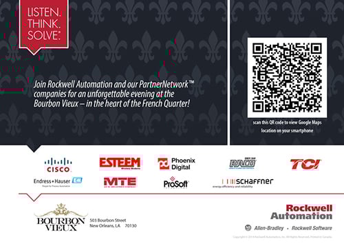 WEFTEC 2014 Rockwell Automation & Partners Hospitality Invite